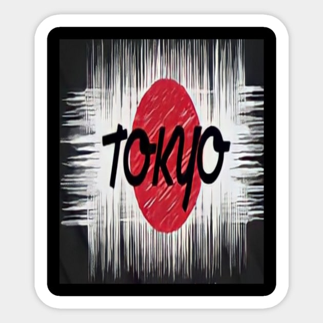 Tokyo Sticker by Tianna Bahringer